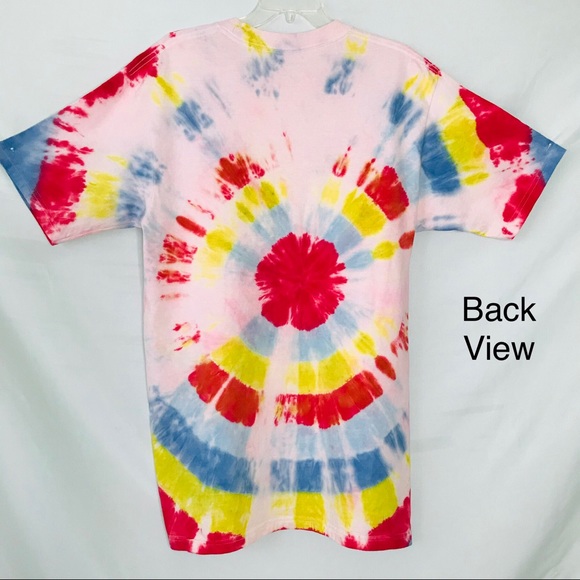 Unisex tie dye bullseye design NWOT Sz L - Picture 4 of 5